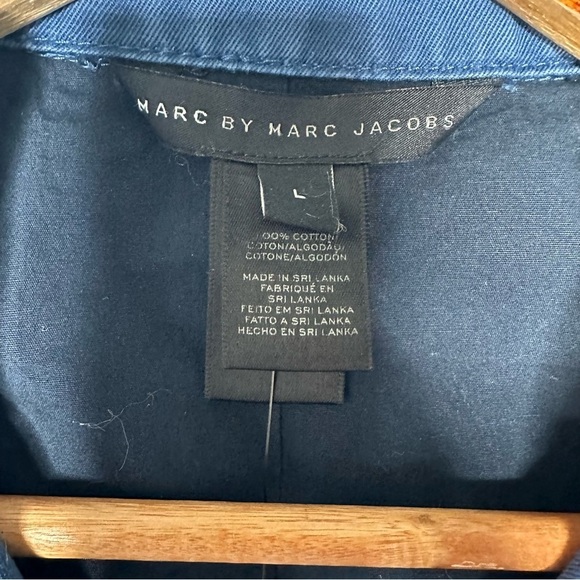 Marc by Marc Jacobs NWT Blue Utility Army Jacket Size Large - Picture 5 of 11